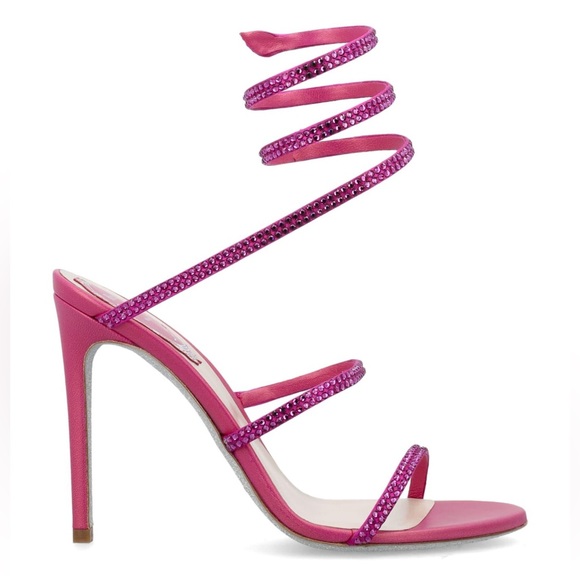 Gardenia Pink / Heels / Renee Caovilla / 100% Authentic / Size: 8 US / C10416 - Picture 8 of 9